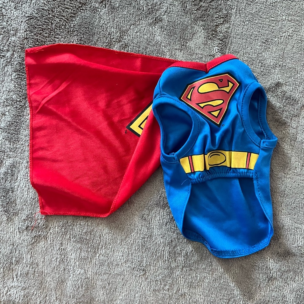Superman dog Costume XS